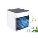 Mini climatizador e umidificador portátil com refil para gelo USB.