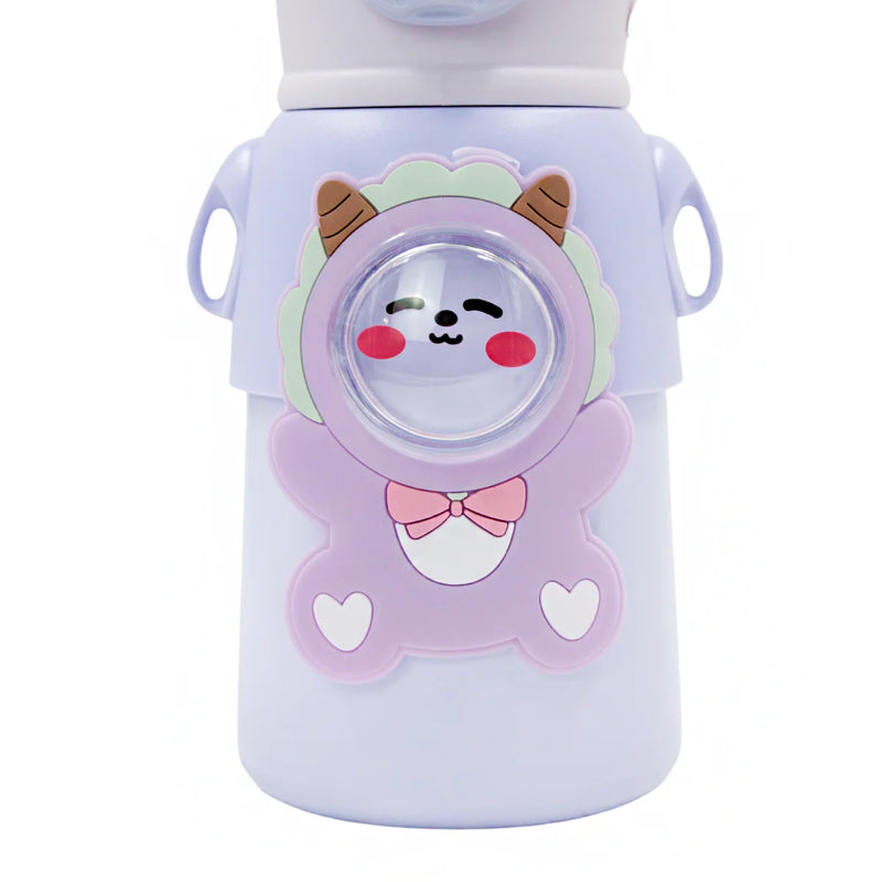 Garrafinha térmica infantil c/ canudo