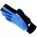 Luva de silicone massageadora tira pelos de cães e gatos