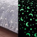 Manta mágica fluorescente luminosa brilha no escuro