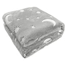 Manta mágica fluorescente luminosa brilha no escuro