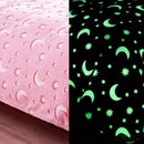 Manta mágica fluorescente luminosa brilha no escuro