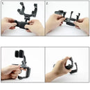 Suporte para celular em retrovisor.