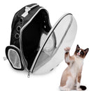 Mochila pet visão panorâmica. Passeios com cães e gatos.