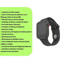 Relógio inteligente smartwatch Android & iOS  Bluetooth C/ Pulseira Magnética QS18