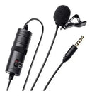 Microfone omnidirecional de lapela para entrevista apresentações