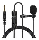 Microfone omnidirecional de lapela para entrevista apresentações