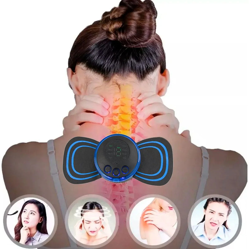 Massageador Corporal Eletroterapia para cervical, pernas, lombar, abdômen.