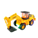 Escavadeira Trator miniatura infantil luzes