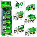Conjunto carrinhos miniaturas c/ helicóptero