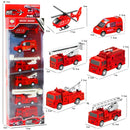 Conjunto carrinhos miniaturas c/ helicóptero