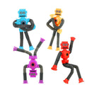 Boneco Robô Estica Puxa Gruda