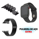 Relógio inteligente smartwatch Android & iOS  Bluetooth C/ Pulseira Magnética QS18