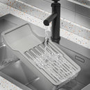 Organizador de gaveta porta facas utensílios cozinha faqueiro retrátil