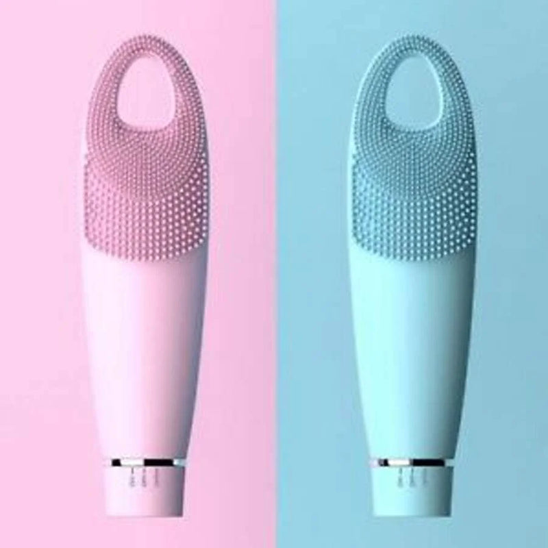 Massageador facial anti-acne, escova de lipmeza, esfoliante