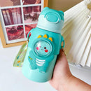 Garrafinha térmica infantil c/ canudo