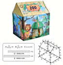 Barraca floresta infantil, casinha portátil dobrável