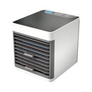 Mini climatizador e umidificador portátil com refil para gelo USB.