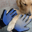 Luva de silicone massageadora tira pelos de cães e gatos