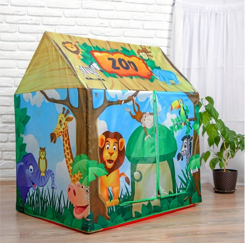Barraca floresta infantil, casinha portátil dobrável