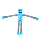 Boneco Robô Estica Puxa Gruda