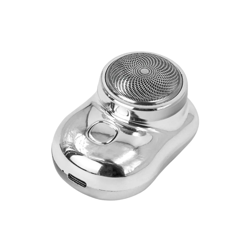 Mini barbeador elétrico portátil recarregável