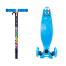 Patinete regulável infantil 4 rodinhas com led - Brinquedo esporte - Até 60Kg